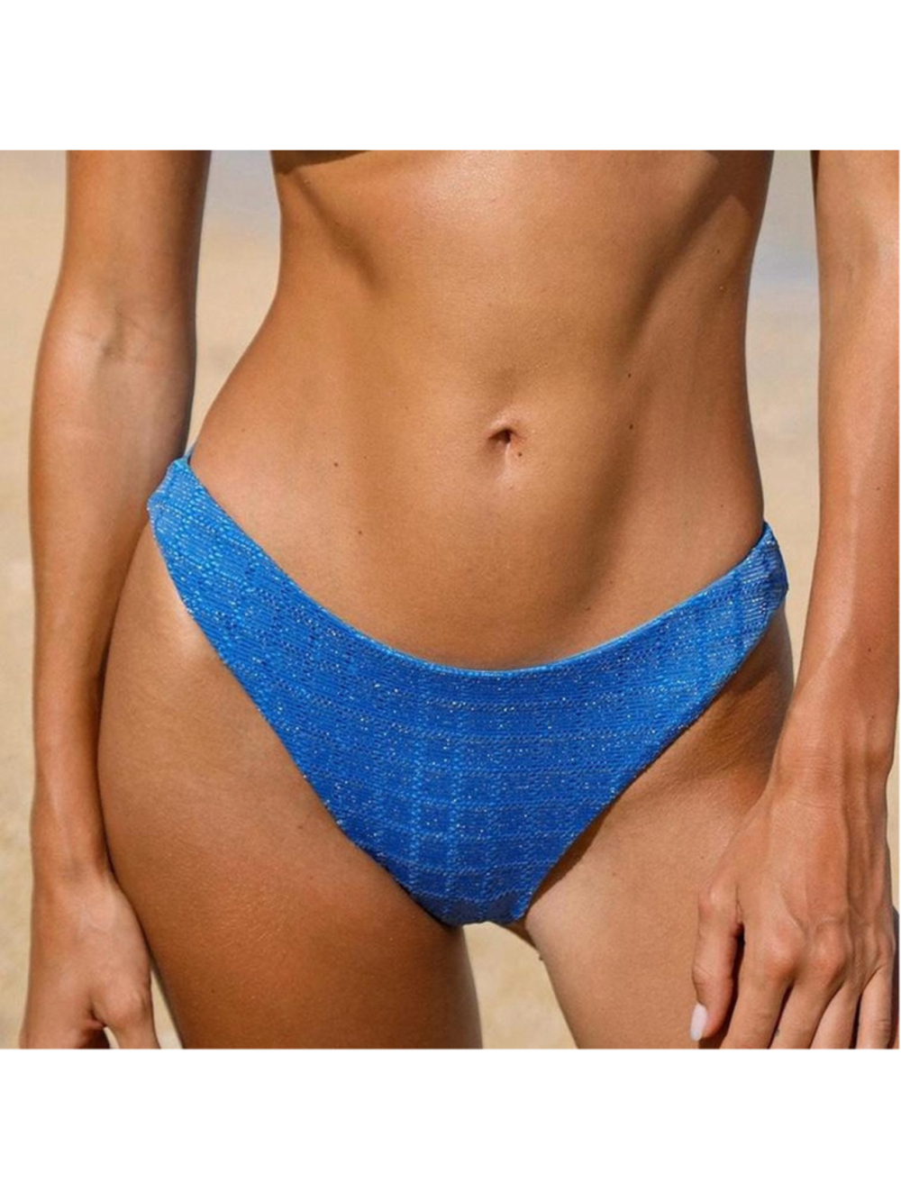 NWT Berlook Blue 3 Piece Bikini Set - Picture 6 of 7